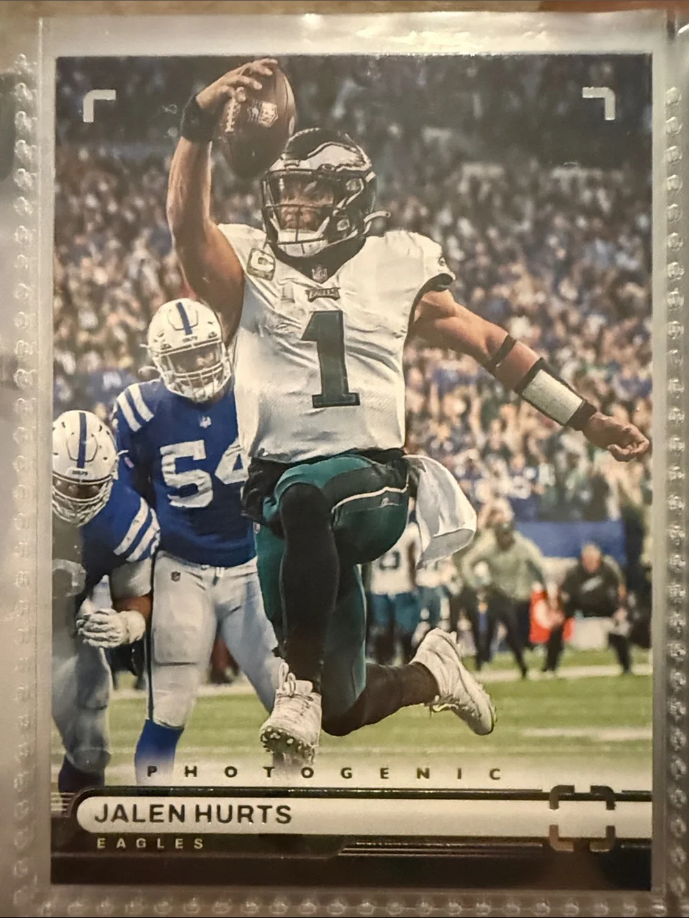 Jalen Hurts Philadelphia Eagles Football Trading Card - Green & White